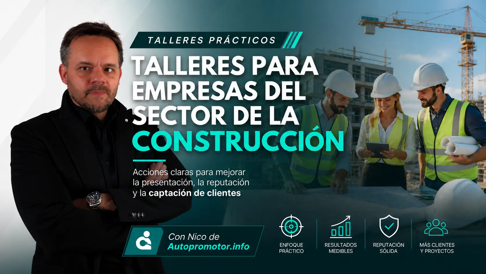 Talleres pràcticos de venta para empresas del sector de la construcción